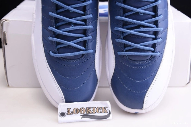 Air 130690-404 12 Retro Blue Jordan Stone 1015